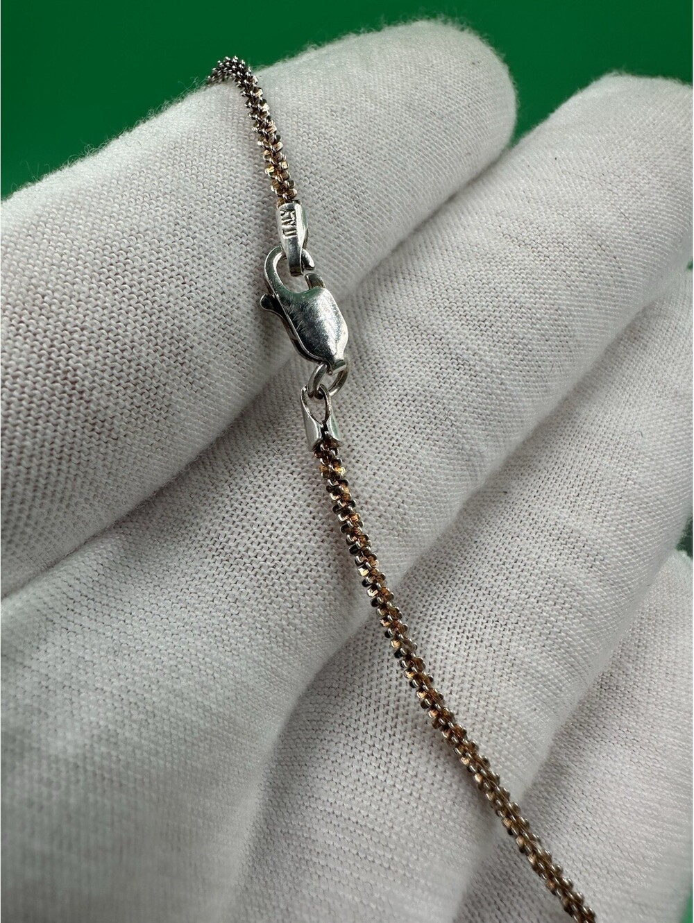 Stunning Vintage 925 Sterling Silver Bracelet Made In Italy 9.75 Inches